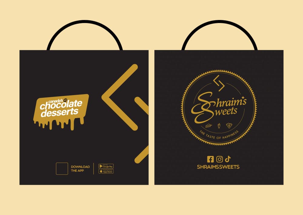 Shraim's Sweets Bag Mockup