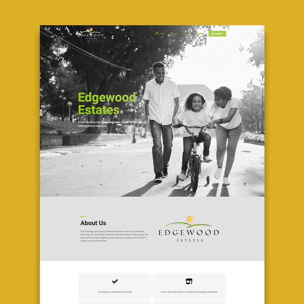 Edgewood Estates Banner